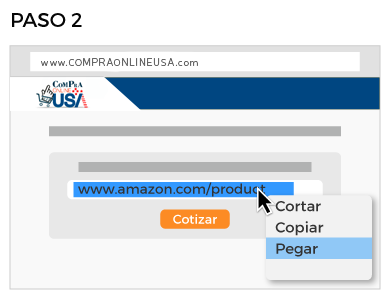 pegar link de amazon